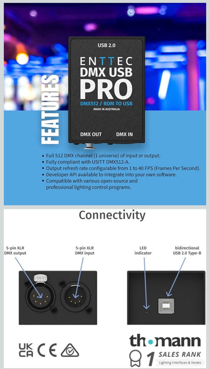 DMX Smart Link HUB - Pro Dual I/O Kit (Simultaneous DMX Input & Output)