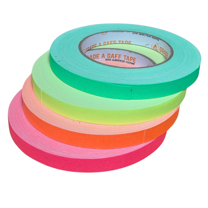 Spike Tape - Fluorescent 1/2" Gaff Tape - 30 Yard