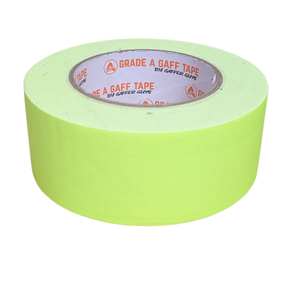 Grade A Fluorescent Neon 2" Gaff Tape - 30 Yard