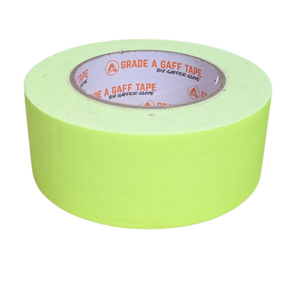 Grade A Fluorescent Neon 2" Gaff Tape - 30 Yard