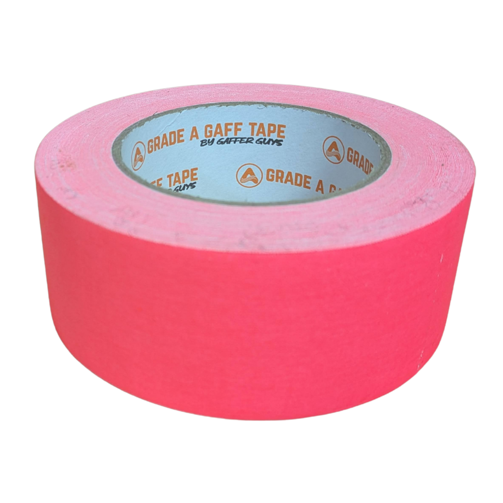 Grade A Fluorescent Neon 2" Gaff Tape - 30 Yard