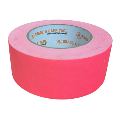 Grade A Fluorescent Neon 2" Gaff Tape - 30 Yard