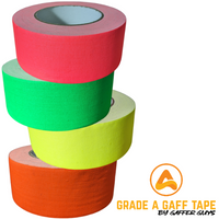 Grade A Fluorescent Neon 2" Gaff Tape - 30 Yard